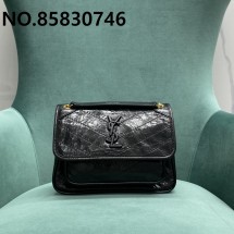 Pomegrante 생로랑 빈티지 가죽 소재 NIKI BABY 633160 22*17*12cm 7컬러