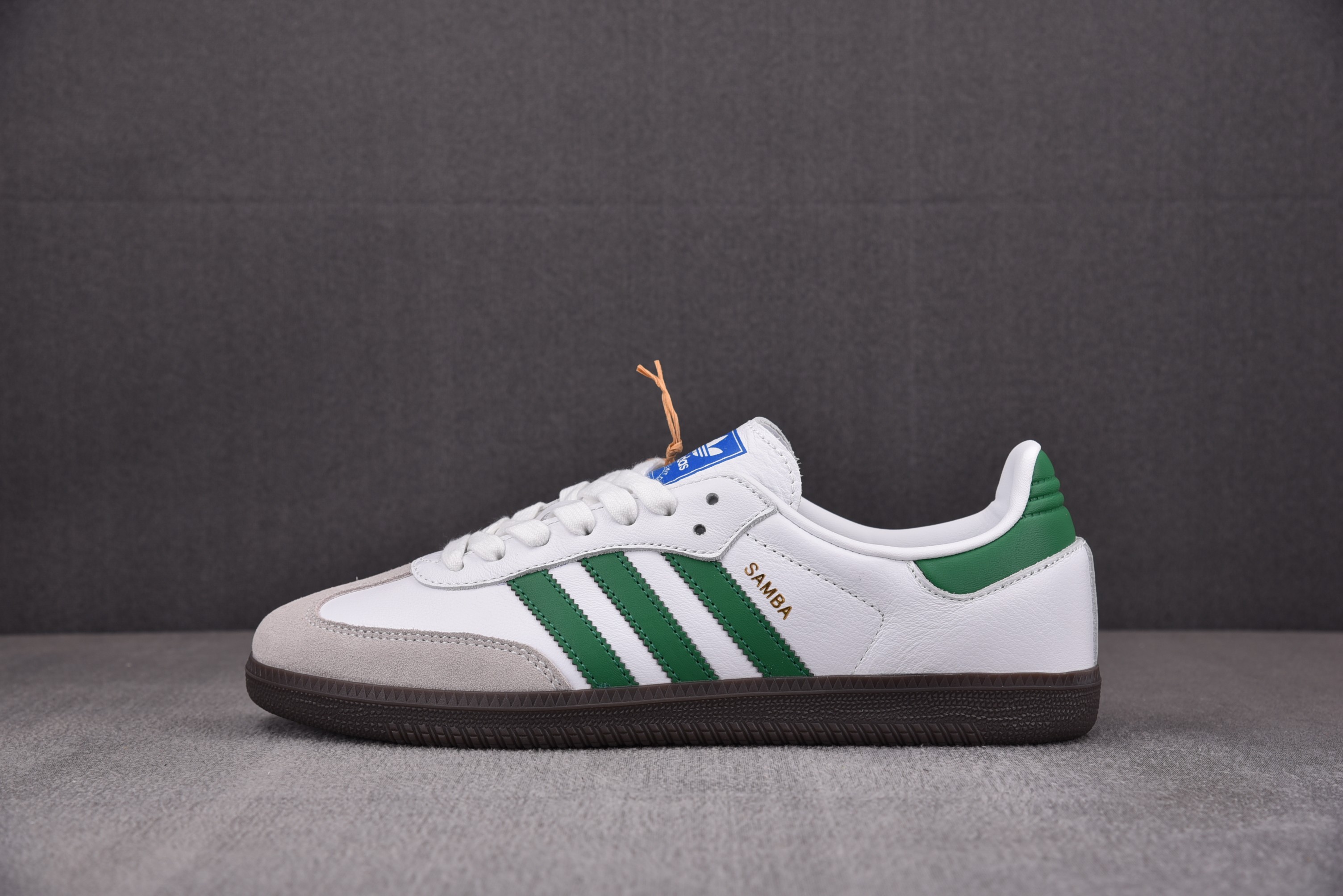 【TOP】AD Originals Samba OG 白绿 IG1024 아디다스