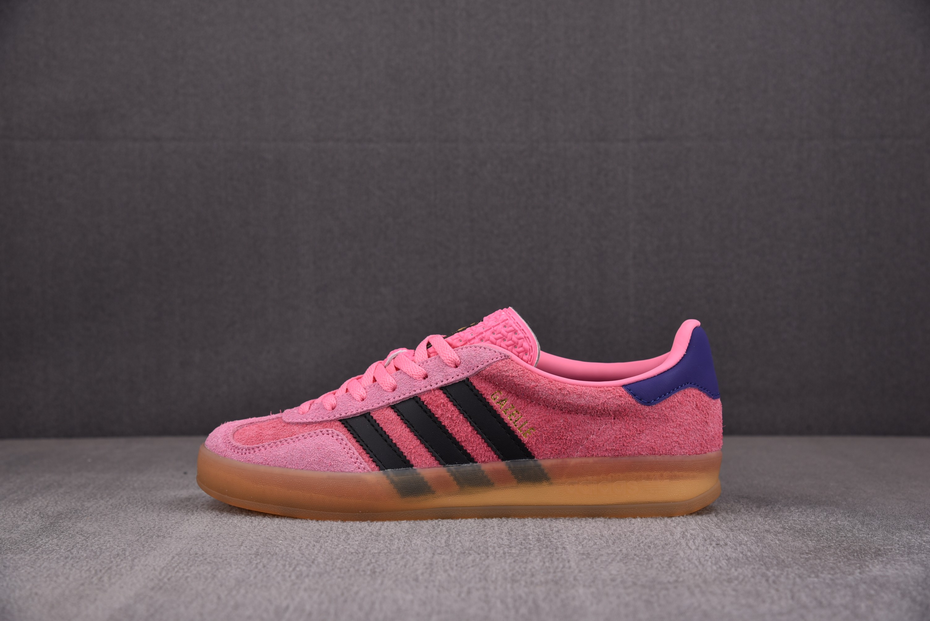 【NEW 纯原】AD Originals Gazelle Indoor 粉黑 IE7002 아디다스