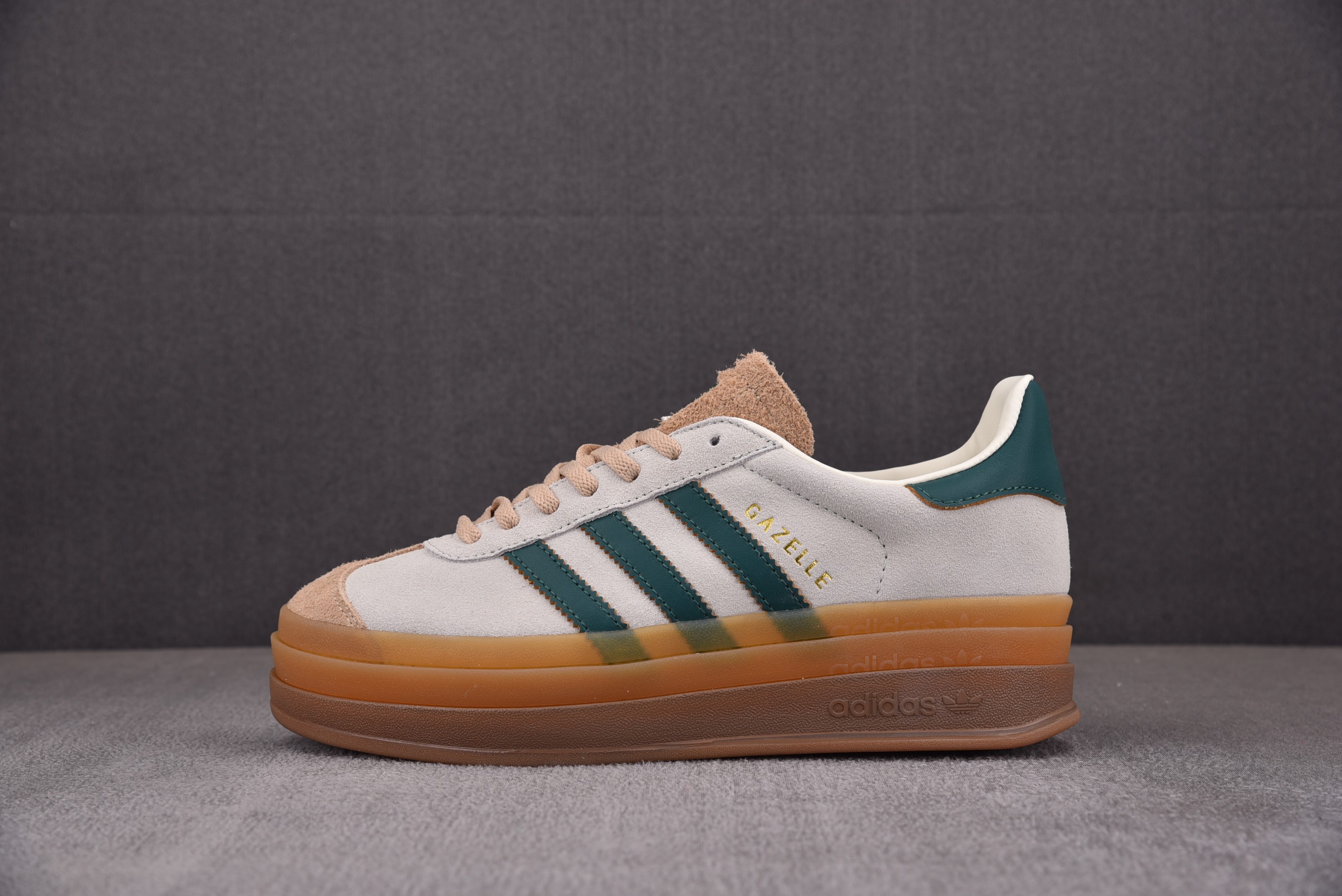 【纯原】Ad Originals Gazelle BOLD W 白绿 ID7056 아디다스