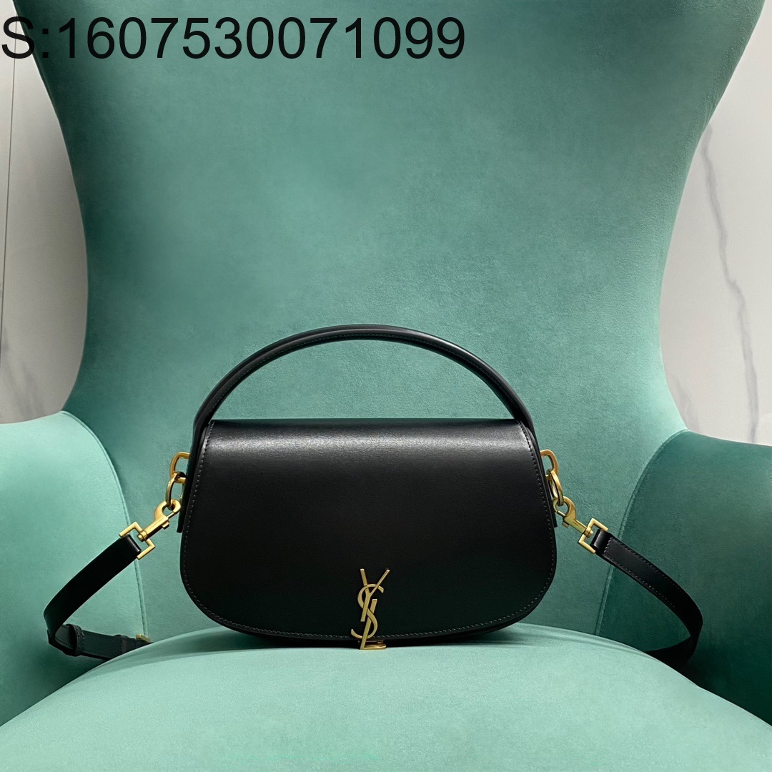 Pomegrante 생로랑 박스 생 로랑 소재의 VOLTAIRE 787671 24*5*15cm 블랙