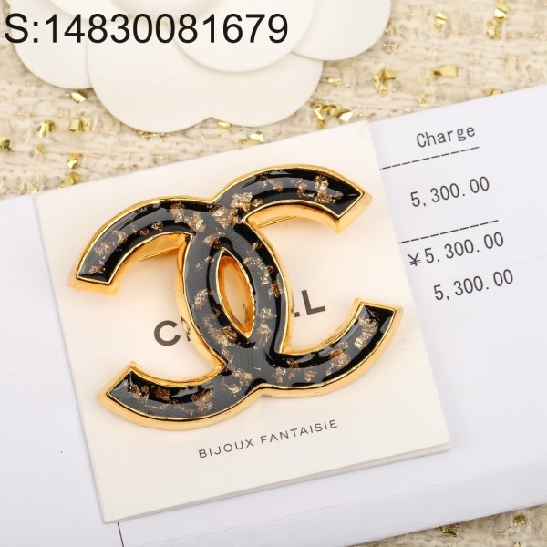 AGG 샤넬 빈티지 CC로고 브로...