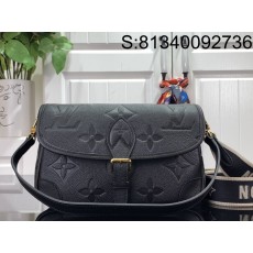 [88factory] 루이비통 나노 다이앤 바이컬러 모노그램 앙프렝뜨 레더 블랙 M46386 23*16*8.5cm 