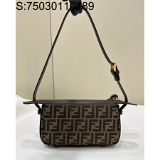 [니콜] 펜디 심플리 FF 자카드 숄더백 22*4*12cm Fendi