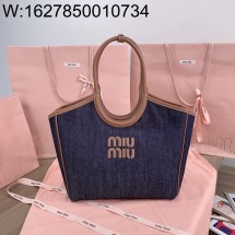 [JHL] 미우미우 아이비 데님 백 5BG281 28*26*12.5cm 