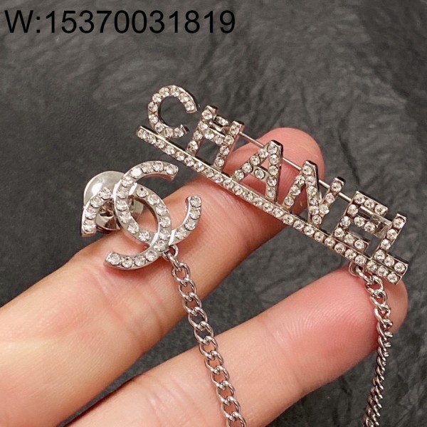 AGG 샤넬 모노그램 로고 큐빅 ...