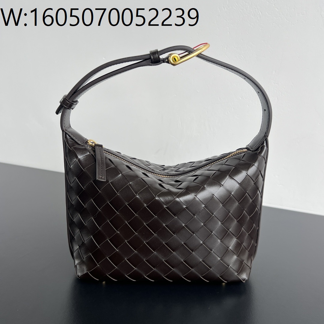 징 팩토리 보테가베네타 월리스 초콜릿 815395 22*13*9.5cm