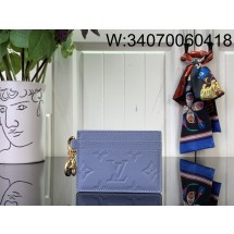 [88factory] 루이비통 LV 참 카드 홀더 M13649 7.3*0.3*10.2cm 블루