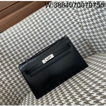 [장인의집,심안공장] 에르메스 켈리 22 은장 블랙 swift