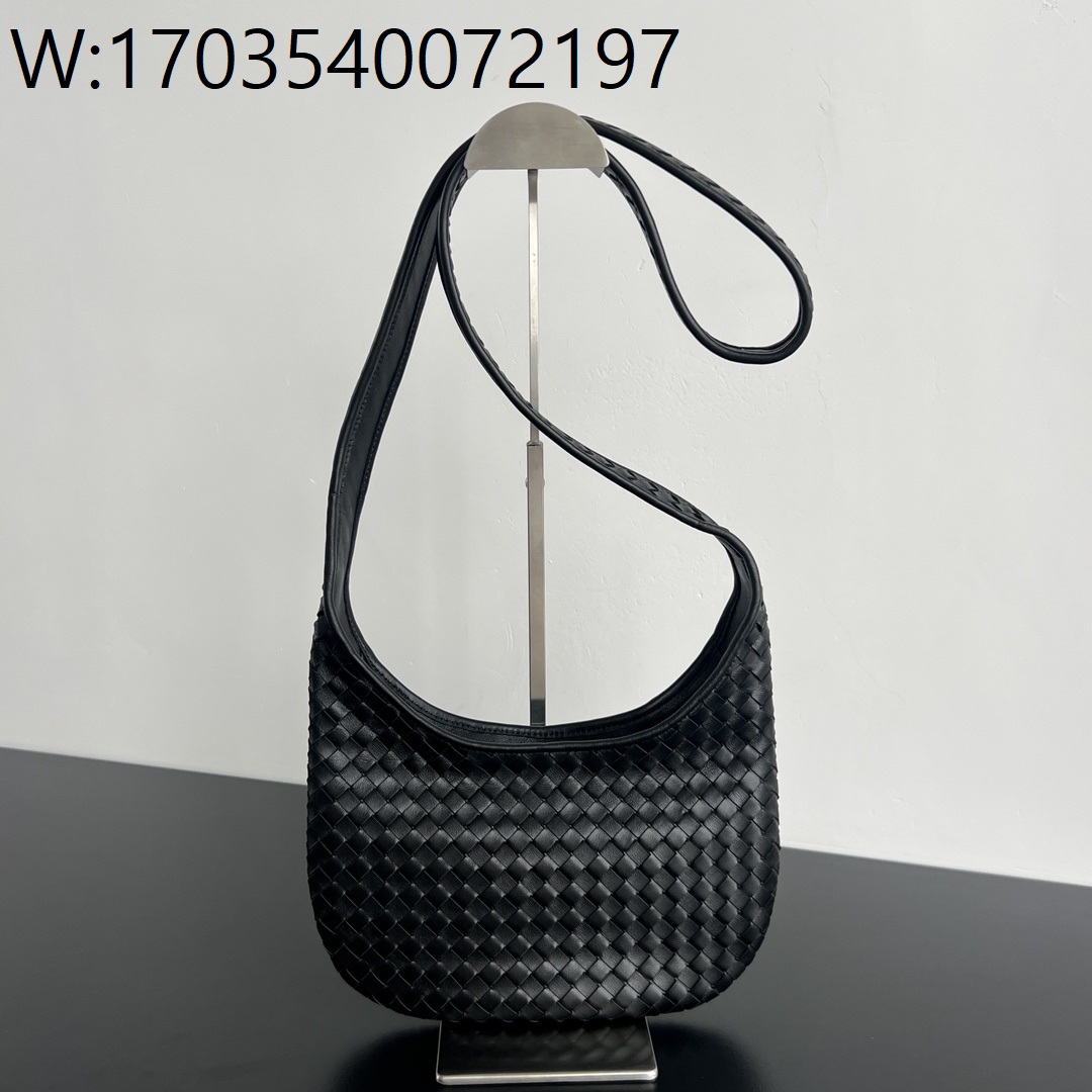 징 팩토리 보테가베네타 스몰 베네토 블랙 836918 27*17*2.5cm