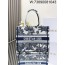[JHL] 디올 북 토트 백 스몰 화이트 블루 M1296ZEZG 26.5*21*14cm
