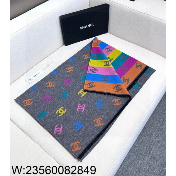 AGG 샤넬 멀티컬러 CC로고 스...