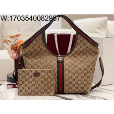 [JHL] 구찌 GG 질리오 라지 토트백 853972 50*47*14cm 카키