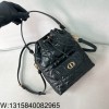 [JHL] 디올 카로 버킷백 스몰 매크로까나쥬 블랙 24*20*9cm M3372UNOZ M900
