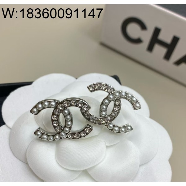 AGG 샤넬 CC로고 진주 큐빅 ...