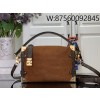 [88factory] 루이비통 사이드 트렁크 미디엄 M15072 16*8.5*23.5cm 브라운 스웨이드