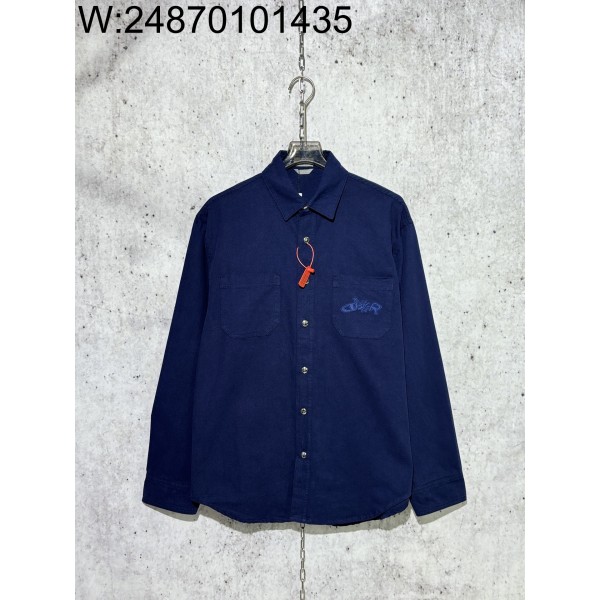 [사슬공장] 디올 Lewis Hamilton FW25 더블 포켓 긴팔 셔츠