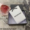 [dxg] 발렌시아가 로고 미니 폰홀더 토트백 겸 숄더백 크로스백 16*20*6cm 화이트