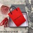 [dxg] 발렌시아가 로고 미니 폰홀더 토트백 겸 숄더백 크로스백 16*20*6cm 레드
