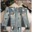 V공장 크롬하츠 멀티컬러 십자가 청바지