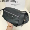 [dxg] 발렌시아가 양가죽 베이직 벨트백 36*15*15cm 블랙