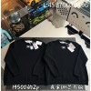 V공장 셀린느 코튼 스웨터 니트 블랙 RY0SN0X73 38OF