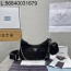 [카타공장, kata공장] 프라다 리에디션 2005 리나일론 앤 사피아노 레더 백 참 블랙 22*12*6cm