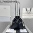 [카타공장, kata공장] 셀린느 크리스탈 파우치 램스킨 블랙 28*32*0.5cm