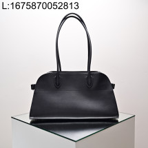 [켄달공장] 더 로우 마고 레더 숄더 12 백 블랙 38*18*23cm