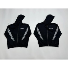 [꼬부기셀러] Chrome Hearts 크롬하츠 Aspen 도시 한정 스크롤 아트 집업 후드