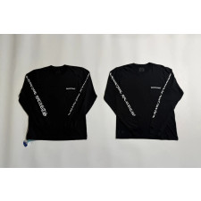 [꼬부기셀러] Chrome Hearts 크롬하츠 블랙 롱슬리브 롤스크롤 프린트 긴팔 티셔츠