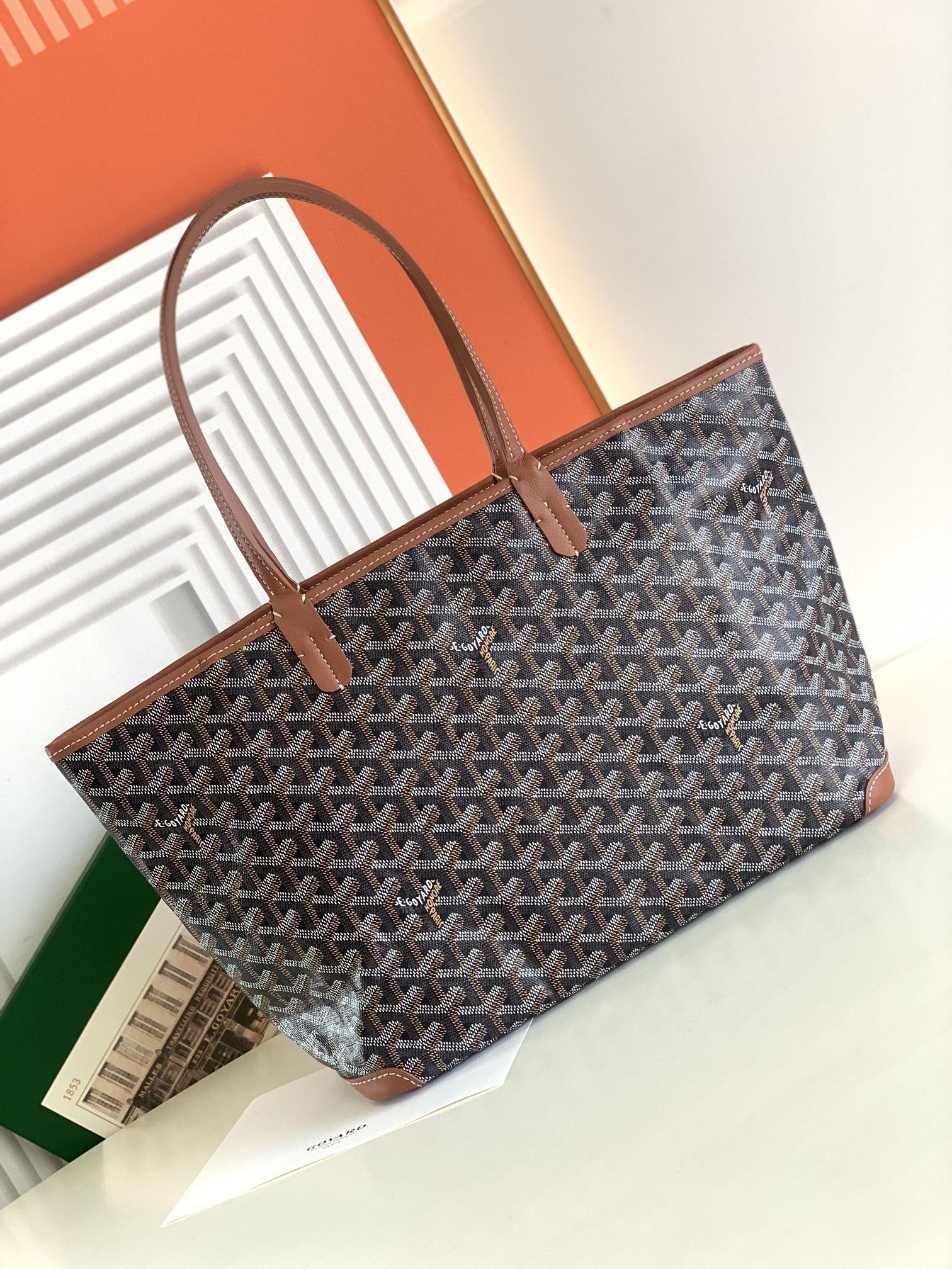 [리미티드] 고야드 아르투아 백 스몰 25*14*30cm PM 블랙탄