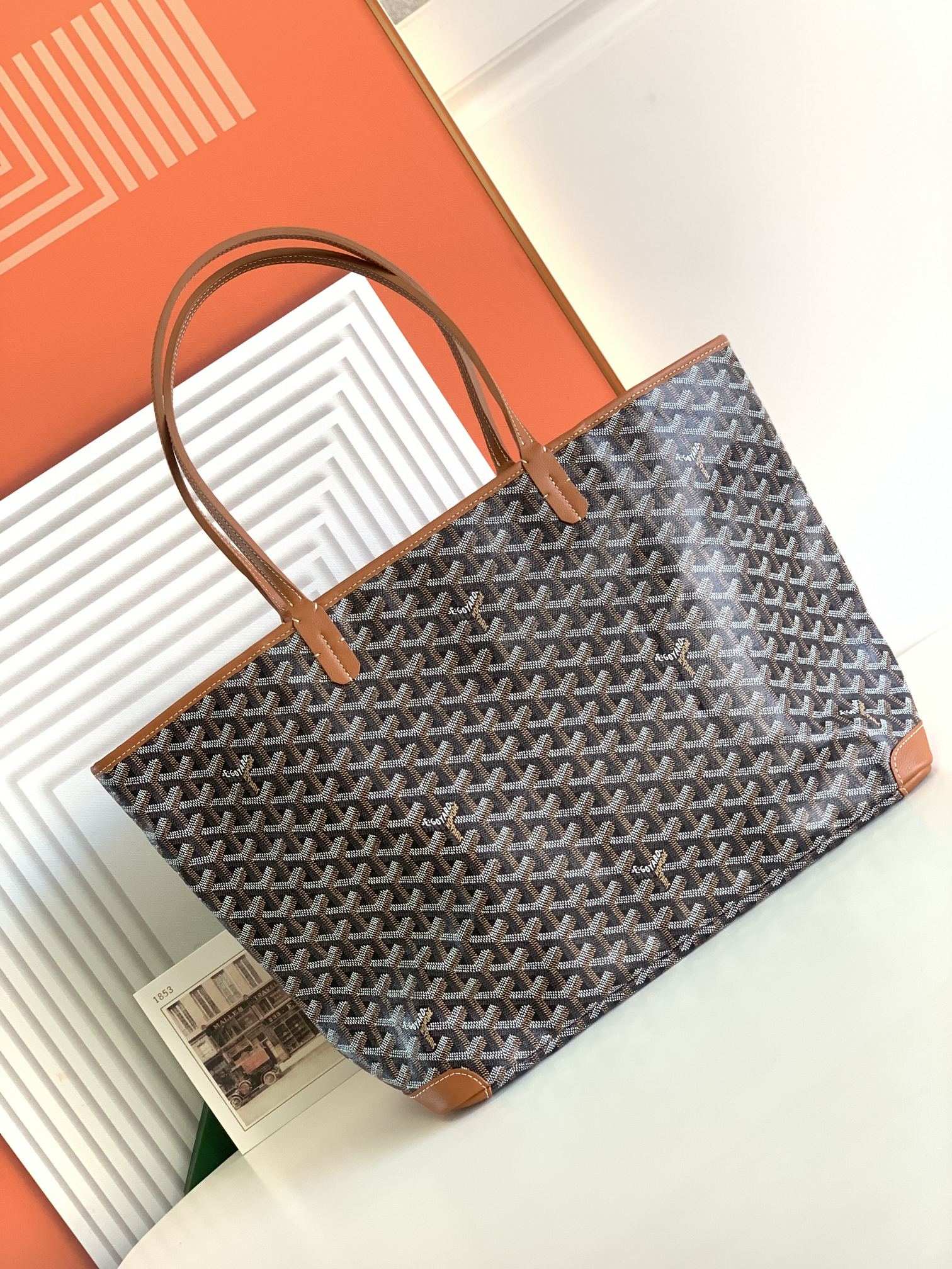 [리미티드] 고야드 아르투아 백 미디엄 50*17*30cm MM 블랙탄