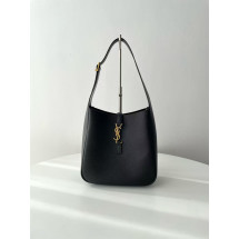 [블랙프레임] 생로랑 그레인 가죽 소재 소몰 5 A 7 713938 22*9.5*21.5cm 블랙 골드