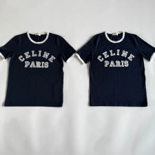 [크리스셀러] CELINE 셀린느 50수 평직 코튼 반팔 티셔츠