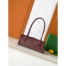 [리미티드] 고야드 봉보니에르 레더 숄더백 버건디 30*10.5*12cm