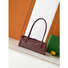 [리미티드] 고야드 봉보니에르 레더 숄더백 버건디 30*10.5*12cm
