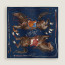 AGG/ 에르메스 Grand Galop 실크 스카프 블루 마린 90*90cm